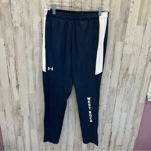 NWT Under Armour Loose Fit Track Pants Blue West Boca